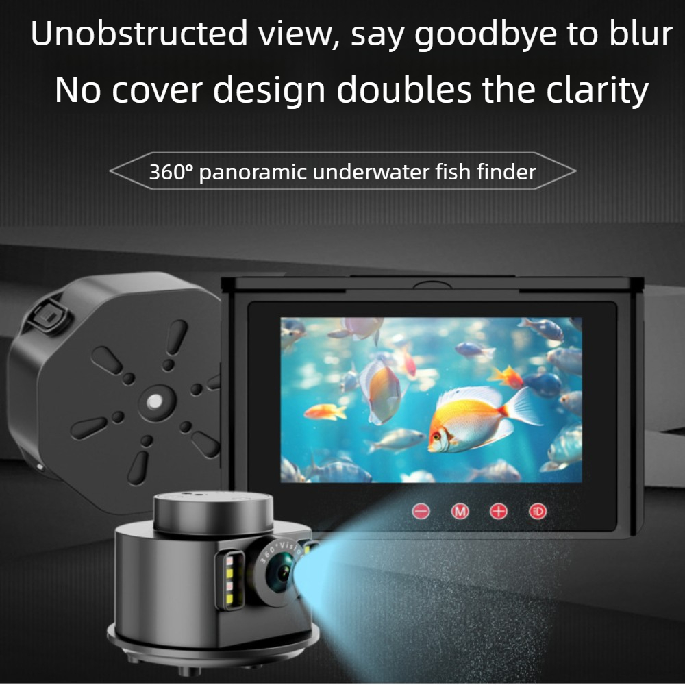 360° No-Cover Rotating Fish Fi - Fishing Depth Finder review and price