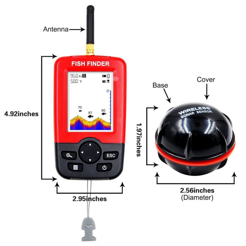 Portable Depth Fish Finder wit - Fishing Depth Finder review and price