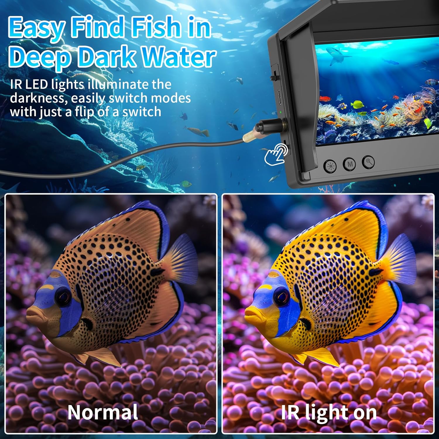 Portable Fish Depth Finder Wat - Fishing Depth Finder review and price