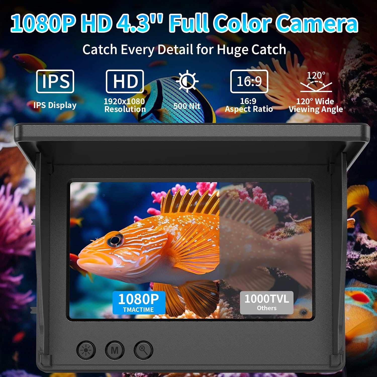 Portable Fish Depth Finder Wat - Fishing Depth Finder review and price
