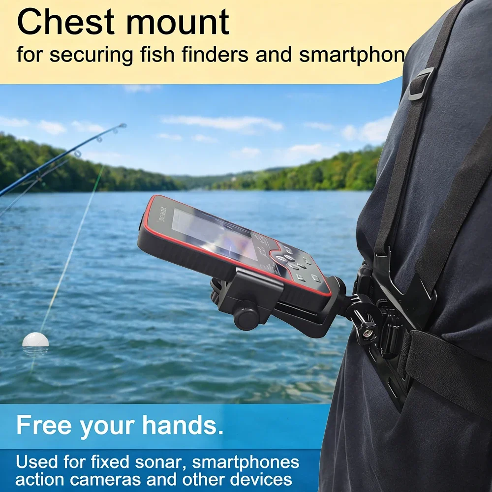 Chest Mount Fish Finder Holder - Fish Finder Mount review and price